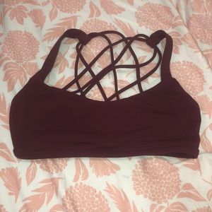 Free to be wild lululemon sports bra